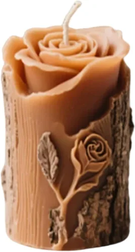 Miniatura 4 de Molde de resina rosa - Moldes de flores y bolas 3D para fundición de resina y fabricación de velas ZL-397