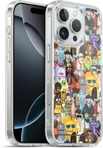 Miniatura 105 de Head Case Designs Funda de gel con licencia oficial de Rick and Morty Aliens Season 3 [protección de grado militar] compatible con Apple iPhone 12