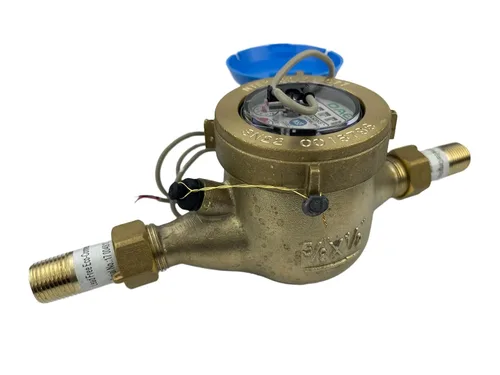 Miniatura 29 de DAE Medidor de agua caliente sin plomo MJ-75R NTEP, acoplamientos NPT de 3/4", salida de pulso, galón