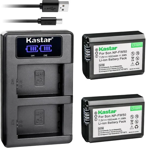 Miniatura 6 de Kastar Cargador de batería USB LKD2 compatible con cámara Pixii A1571, cámara Pixii A2572, cámara digital sin espejo lunar Hasselblad