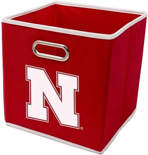 Miniatura 30 de Franklin Sports Cubos de almacenamiento de tela del equipo universitario de la NCAA hechos para adaptarse a organizadores de almacenamiento