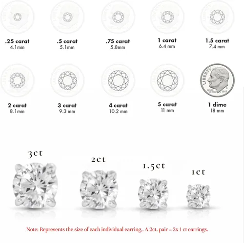 Miniatura 8 de Aretes de diamantes de moissanita de oro blanco de 14 quilates para hombres y mujeres, aretes de diamante de imitación de oro sólido para hombres