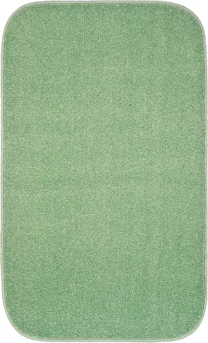 Miniatura 81 de Garland Rug Gramercy - Alfombra de baño rectangular lavable de polipropileno de felpa de 20 x 34 pulgadas, color azul lavabo, suave, absorbente