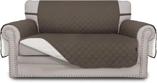 Miniatura 309 de Easy-Going - Funda para sofá, futón y sillón sin reposabrazos, reversible, resistente al agua, para mascotas y niños (azul oscuro/azul claro)