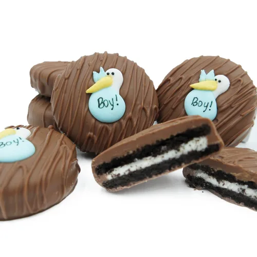 Miniatura 74 de Galletas de la marca Philadelphia Candies cubiertos por ambos lados de chocolate negro y con leche, y crema de cacahuete de la marca Nutter Butter