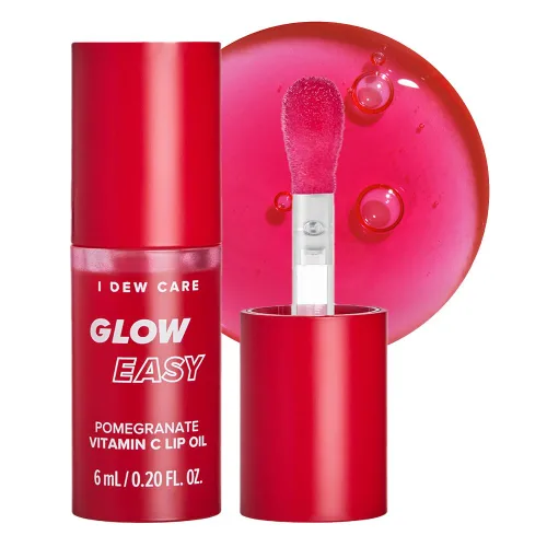 Miniatura 10 de I DEW CARE Set de crema de ojos y aceite de labios con vitamina - 2 para brillar Tratamiento facial, caja de regalo incluida, aspecto de piel
