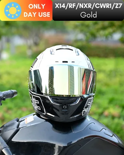 Miniatura 2 de CWR-F1 Protector para Visor RF-1200 Visor X14 NXR RF-SR Z7 de Repuesto para Casco de Motocicleta Protección Solar Anti-Rayones, Universal