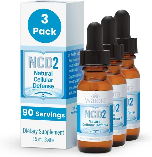 Miniatura 13 de NCD by Waiora, (4) botellas de gotas de zeolita líquida activadas, limpieza corporal natural y apoyo inmunológico, promueve el equilibrio del pH
