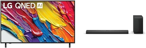 LG Smart TV Class QNED AI 4K QNED82A Series de 55 pulgadas (55QNED82AUA, 2025) S70TY 3.1.1-Channel QNED Barra de sonido a juego para TV (modelo 2024)