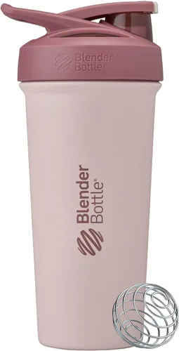 Miniatura 13 de BlenderBottle Sport - Botella aislada de acero inoxidable con batidor de alambre, 24 onzas, color bosque – Batidos de proteína e hidratación