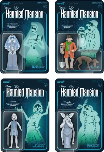 Miniatura 4 de Super7 Haunted Mansion Caretaker - Figura de reacción de 3.75 pulgadas, RE-HAUNW02-CTR-01