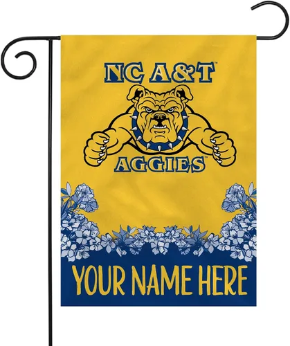 Miniatura 109 de Rico Industries Bandera de jardín personalizada estándar/primaria de la NCAA Louisiana Tech Bulldogs - 01