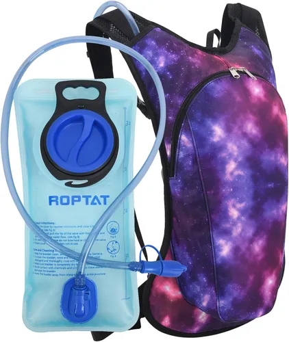 Miniatura 13 de Mochila de hidratación Roptat con bolsa de agua de 2L - Mochila de agua ligera con bolsa de agua para mujeres, hombres, correr, montar, andar