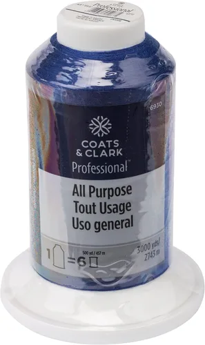 Miniatura 4 de Coats & Clark Hilo Profesional para Máquina de Acolchar, 3000 yardas, Negro