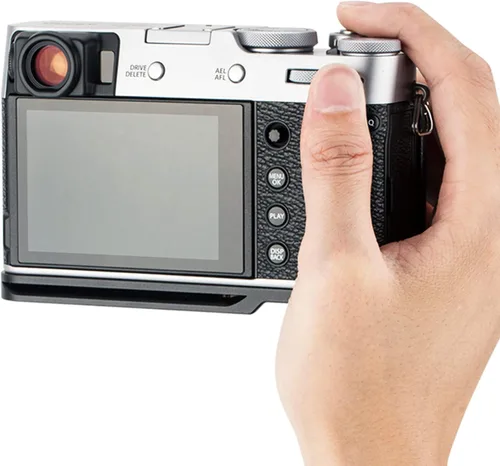 Miniatura 3 de JJC HG-X100V Fuji X100V Empuñadura de mano, Fuji X100V Grip, Arca Swiss Tipo Quick Release QR, antideslizante Metal Holder Hand Grip, aluminio Aloy