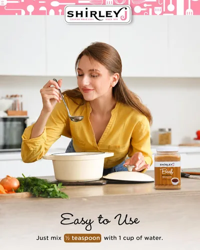 Miniatura 4 de Shirley J Polvo de caldo rico con sabor a carne, base de sopa multiusos y caldo bajo en sodio – Sustituye a más de 30 cajas de caldo, condimento