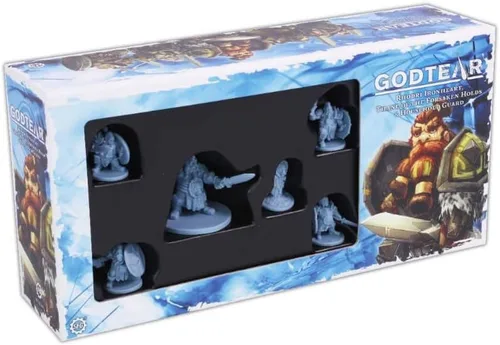 Steamforged Games Godtear: Rhodri, Thane of The Forsaken mantiene el set de campeones de los Guardianes