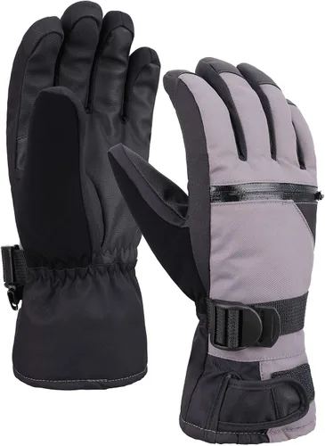 Miniatura 7 de ANDORRA Guantes de esquí con pantalla táctil para hombre con bolsillo con cremallera