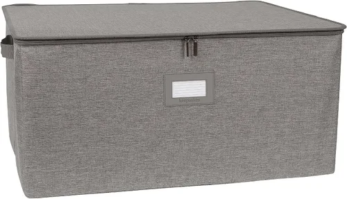 Miniatura 92 de Covermates Keepsakes - Juego de cajas de almacenamiento con cierre de cremallera, paquete de 3 cubos organizadores de poliéster resistente, diseño