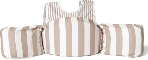 Chaleco de natación con bloques de color, chaleco salvavidas para niños y niñas (azul)