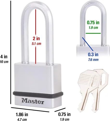 Miniatura 5 de Master Lock M530XQLH Magnum - Candado de acero sólido