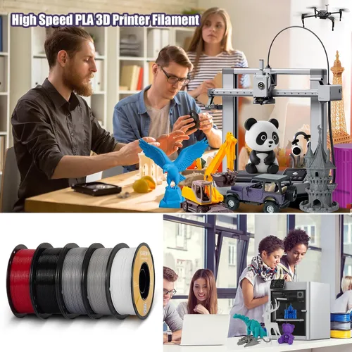 Miniatura 9 de Kingroon - Filamento de impresora 3D PETG de alta velocidad de 0.069 pulgadas, filamento rápido para impresora 3D para filamento de impresión hiper