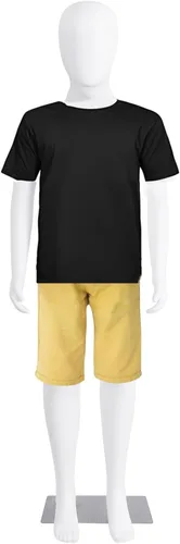 Miniatura 8 de Maniquí de cuerpo completo para niños, forma de vestido infantil de 43.3 pulgadas, torso de maniquí ajustable sin rostro, pantalla de maniquí