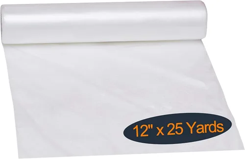 Miniatura 2 de HimaPro Wash Away - Estabilizador de bordado soluble en agua para máquina de 12 pulgadas x 25 yardas, se disuelve en agua tibia y fría, no tóxica