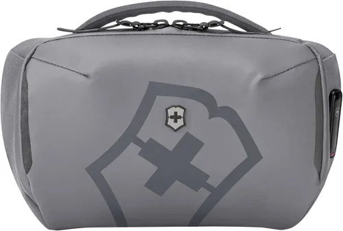 Victorinox Touring 2.0 - Bolso bandolera con sistema de fijación rápida, Gris piedra