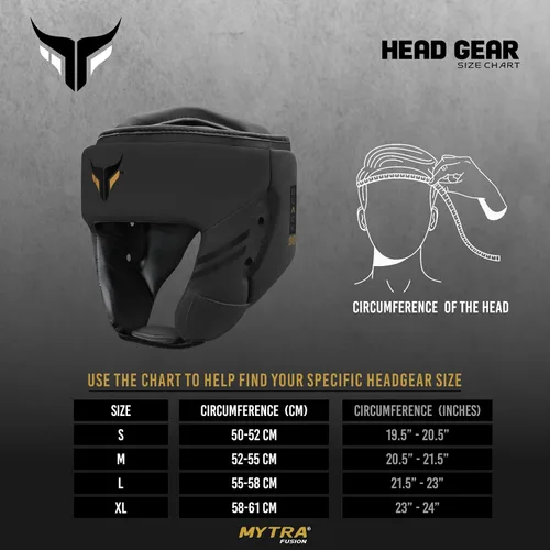 Miniatura 5 de Mytra Fusion Casco de boxeo - Equipo de combate con correa ajustable MMA, Muay Thai, Kickboxing, artes marciales, karate, equipo de cabeza