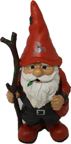 Miniatura 13 de FOCO NFL Team Logo Holding Stick Garden Statue Outdoor Gnome