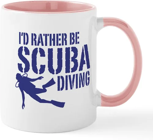 Miniatura 15 de CafePress Scuba Flag Diver Taza de café de cerámica de 11 oz (11.0 fl oz)