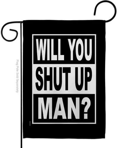 Miniatura 14 de Will You Shut Up Garden House Flag - Set Patriotic Vote President Democrat Republican Tea Party United State American Election - Decoration Banner