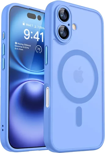 Miniatura 11 de CANSHN Funda magnética compatible con iPhone 17 Pro, mejorada [protección completa de la cámara] [compatible con Magsafe] [mate translúcido] funda