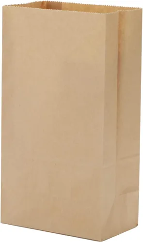 Miniatura 3 de LOOKSGO Bolsas de papel kraft marrón tamaño mini 50 piezas 3.5 * 2.2 * 7 pulgadas, bolsas para regalos de fiesta y envoltorios a granel