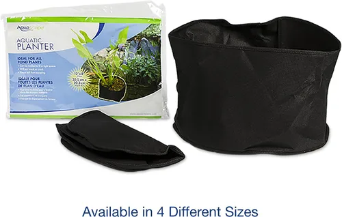 Miniatura 2 de Aquascape – Maceta para planta acuática con tela, 2 unidades, Negro