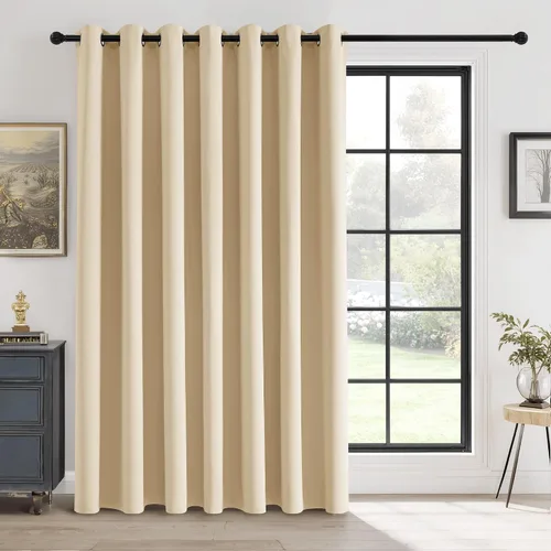 Miniatura 34 de RYB HOME - Cortinas opacas para patio - Cortinas con ojales sólidos, paneles de ventana grandes, eficiencia energética, cortinas de privacidad
