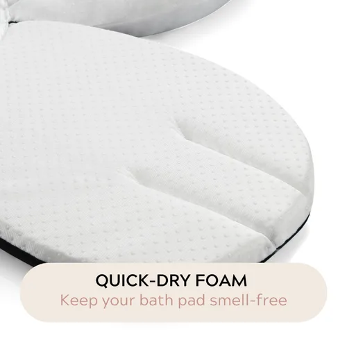 Miniatura 4 de PandaEar Almohadilla de baño para bebé recién nacido, asiento de baño, tapete suave con diseño de panda para fregadero, bañera, regalo esencial