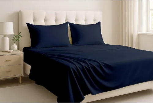 Miniatura 11 de Cottingon Juego de sábanas de 4 piezas extra profundas de 100 % algodón, ropa de cama suave y de lujo que se adapta a bolsillos extra profundos