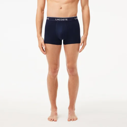 Miniatura 6 de Lacoste Traje de baño de algodón elástico tricolor para hombre, paquete de 3