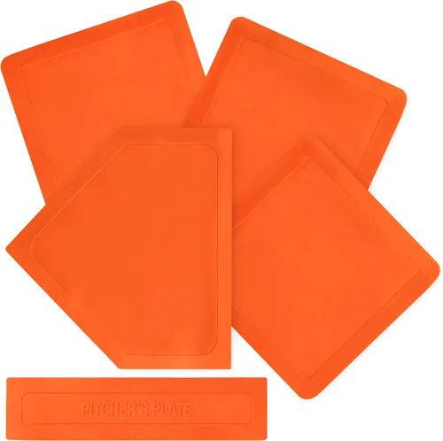 Miniatura 2 de Champion Sports Throw Down Base Sets – Durable Baseball & Softball Practice Bases for Indoor & Outdoor Training