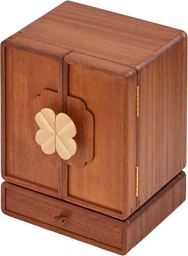 Joyero de madera para mujer, organizador con cajones, organizador de almacenamiento de joyas para aretes, anillos, collares, pulseras