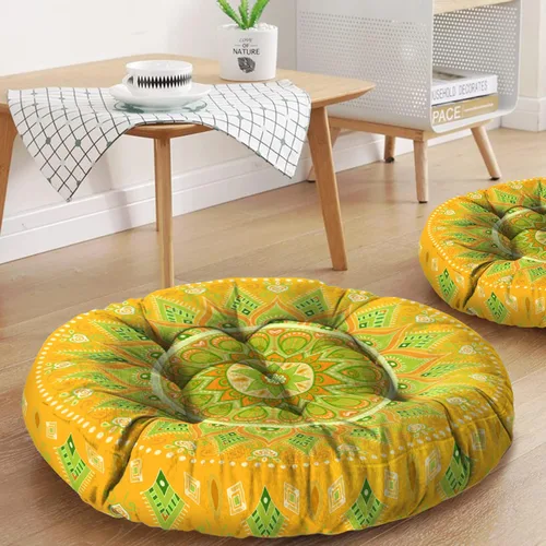 Miniatura 9 de Cojín de meditación con mandala, tapete de meditación bohemio, almohadas de meditación para sentarse en el suelo, cojines para sentarse en casa y al