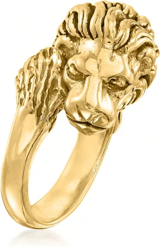 Miniatura 3 de Ross-Simons Italian 18kt Yellow Gold Lion Head Ring