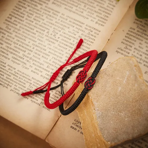 Miniatura 3 de Desimtion Regalos para mamá, papá, parejas, 100 idiomas, "I Love You", pulseras rojas del destino para novio y novia