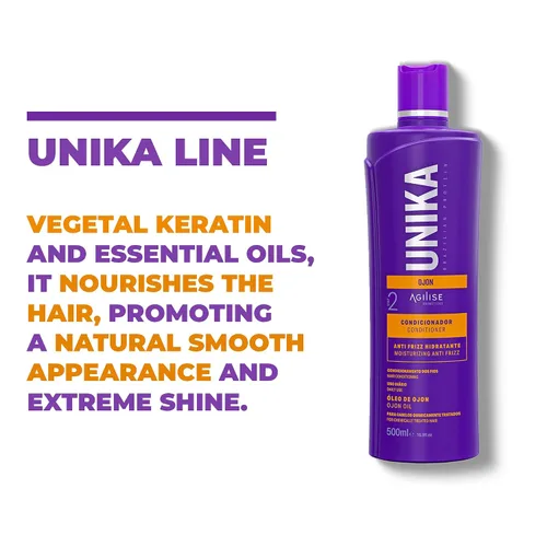 Miniatura 3 de agilise UNIKA - Acondicionador natural para el cabello de Ojon, acondicionador hidratante para mujeres, aceite de coco y derivados de oliva