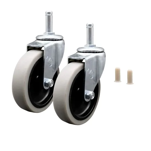 Service Caster Marca – Compatible con/reemplazo para – Carritos de limpieza de conserje – Se adapta a la mayoría de carritos de limpieza Rubbermaid