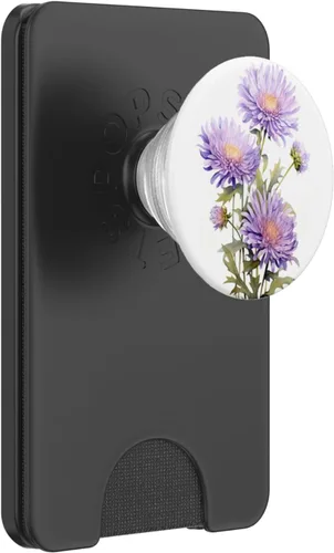 Miniatura 7 de purple aster flowers Acuarela PopSockets Estándar PopGrip