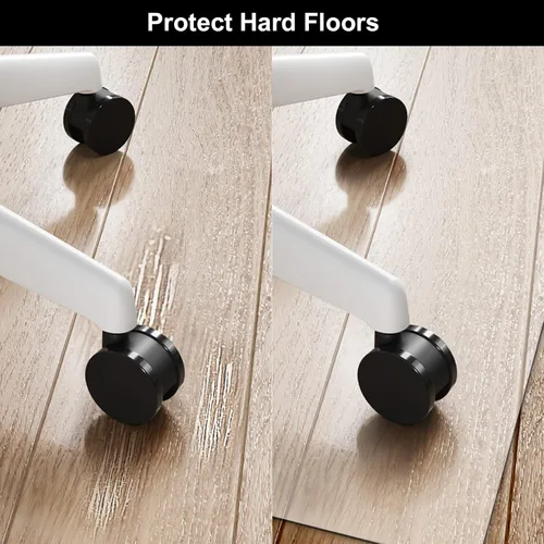 Miniatura 3 de Kuyal Tapete para silla de oficina para suelo de madera dura, 36 x 48 pulgadas rectangular transparente, tapete de escritorio grueso y duradero
