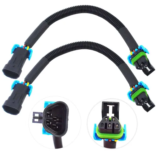 Miniatura 3 de 2 unidades de arnés de sensor negro de 12 pulgadas para Chevrolet C6 Corvette 2005-2013, Chevrolet let Camaro 2010-2013, 2005-2013 GM, LS2 LS3 LS7